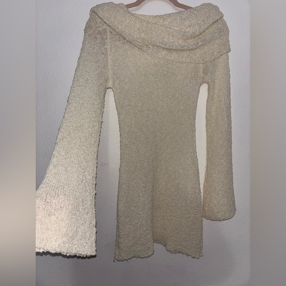 Meshki Giselle Off Shoulder Cowl Neck Dress M - Picture 6 of 8